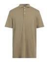 Altea Man Polo Shirt Military Green Size Xxxl Cotton, Elastane