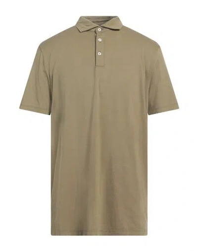 Altea Man Polo Shirt Military Green Size Xxxl Cotton, Elastane