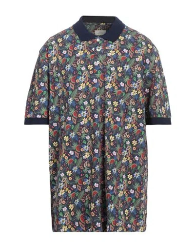 Altea Man Polo Shirt Navy Blue Size Xxxl Cotton