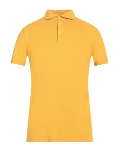 Altea Man Polo Shirt Ocher Size S Cotton In Yellow