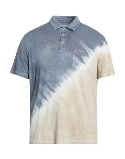 Altea Man Sweater Slate Blue Size S Linen, Elastane