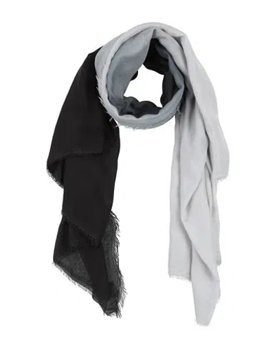 Altea Man Scarf Charcoal Size - Wool In Grey