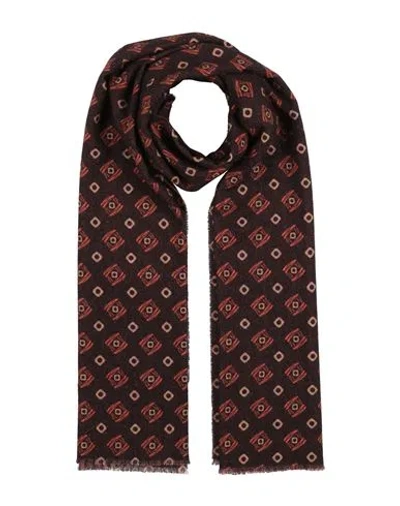 Altea Man Scarf Dark Brown Size - Wool