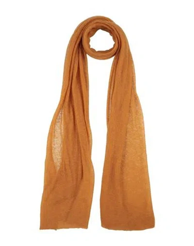 Altea Man Scarf Mustard Size - Cashmere In Yellow