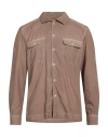 Altea Man Shirt Camel Size M Cotton In Beige