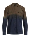 Altea Man Shirt Green Size M Cotton In Green