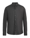 Altea Man Shirt Lead Size L Linen In Grey