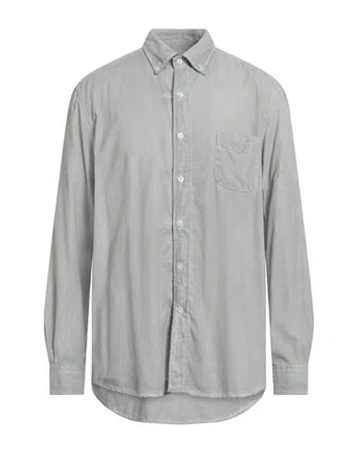 Altea Man Shirt Light Grey Size L Cotton