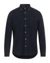 Altea Man Shirt Midnight Blue Size M Cotton