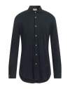 Altea Man Shirt Midnight Blue Size S Cotton, Cashmere