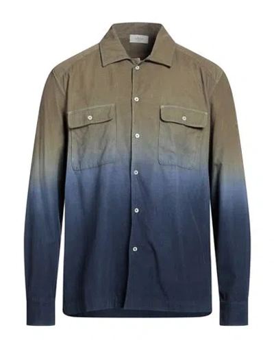 Altea Man Shirt Military Green Size L Cotton