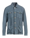 Altea Man Shirt Pastel Blue Size L Linen