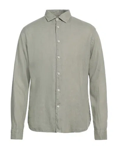 Altea Man Shirt Sage Green Size Xl Linen