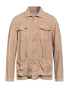 Altea Man Shirt Sand Size L Linen