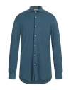 Altea Man Shirt Slate Blue Size Xxl Cotton
