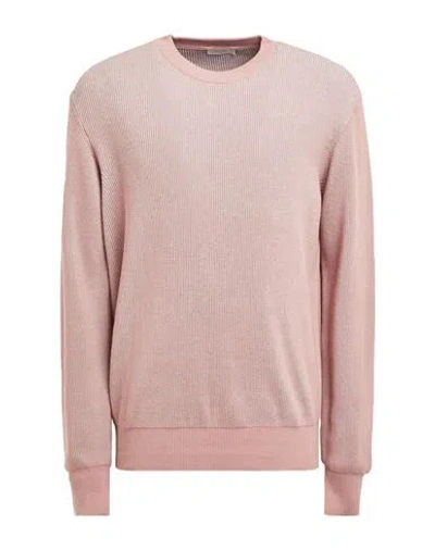 Altea Man Sweater Antique Rose Size M Cotton In Pink