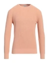 Altea Man Sweater Salmon Pink Size M Cotton In Orange