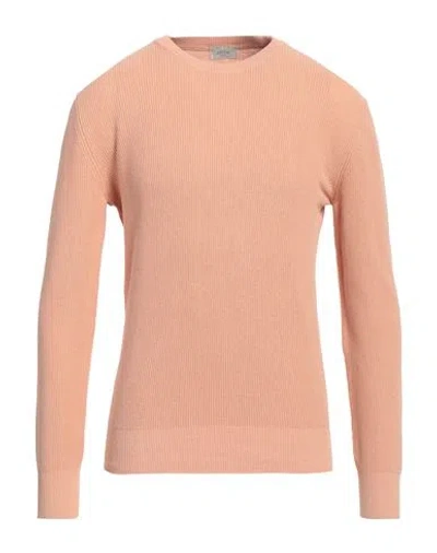ALTEA ALTEA MAN SWEATER APRICOT SIZE XL LINEN, COTTON