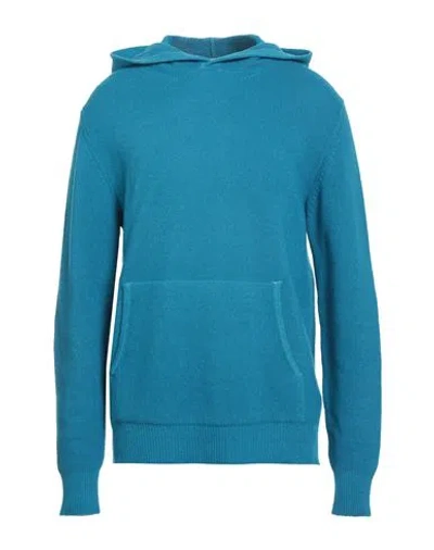 Altea Man Sweater Azure Size Xl Virgin Wool In Blue