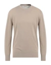 Altea Man Sweater Beige Size Xxl Linen, Cotton