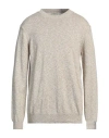 Altea Man Sweater Beige Size S Cotton, Polyester In Beige