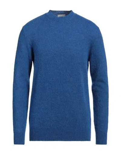 Altea Man Sweater Blue Size L Alpaca Wool, Polyamide, Wool