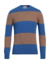 Altea Man Sweater Blue Size L Alpaca Wool, Polyamide, Wool