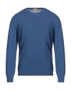 Altea Man Sweater Blue Size L Cotton
