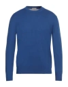 Altea Man Sweater Blue Size L Linen, Cotton