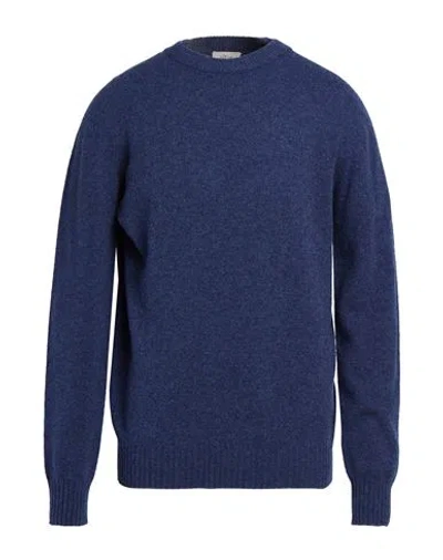 Altea Man Sweater Blue Size L Virgin Wool