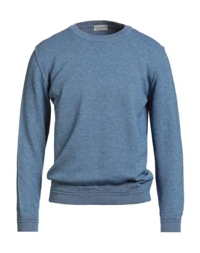 Altea Man Sweater Blue Size S Cotton