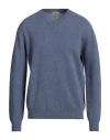 Altea Man Sweater Blue Size Xl Virgin Wool
