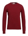 Altea Man Sweater Brick Red Size S Virgin Wool