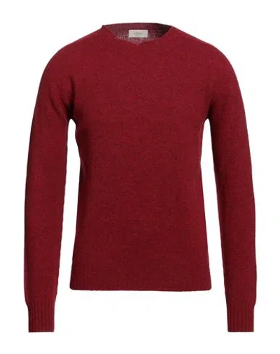 Altea Man Sweater Brick Red Size S Virgin Wool