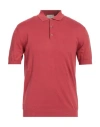 Altea Man Sweater Brick Size Xl Cotton In Red