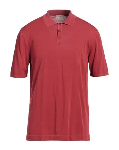 Altea Man Sweater Brick Size Xl Cotton In Red