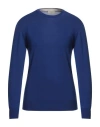Altea Man Sweater Bright Blue Size M Cotton
