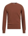 Altea Man Sweater Brown Size M Virgin Wool, Cashmere