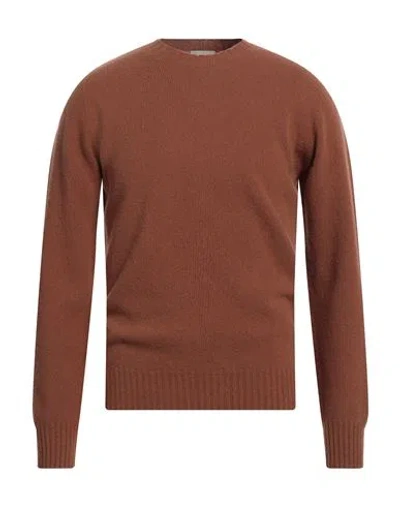 Altea Man Sweater Brown Size M Virgin Wool, Cashmere