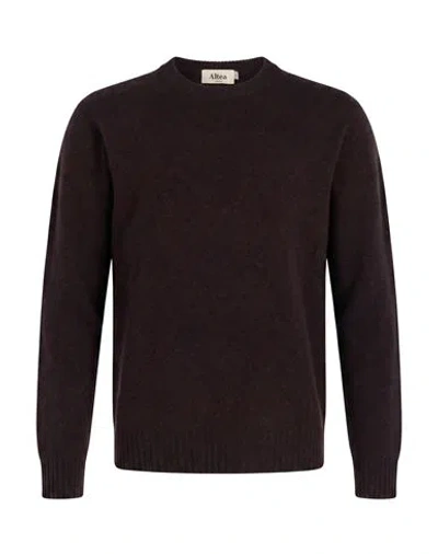 Altea Man Sweater Brown Size M Virgin Wool, Cashmere In Burgundy