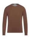 Altea Man Sweater Brown Size S Cotton