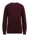 Altea Man Sweater Burgundy Size S Virgin Wool, Cashmere In Red