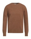 Altea Man Sweater Camel Size Xxl Virgin Wool In Beige