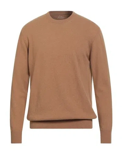 Altea Man Sweater Camel Size Xxxl Virgin Wool In Nude