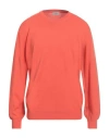 Altea Man Sweater Coral Size Xxl Cotton In Multi