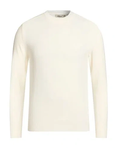 Altea Man Sweater Cream Size M Virgin Wool, Cashmere In Neutral