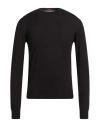 Altea Man Sweater Dark Brown Size Xxl Cotton, Cashmere
