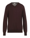 Altea Man Sweater Dark Brown Size S Virgin Wool