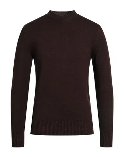 Altea Man Sweater Dark Brown Size Xxl Virgin Wool