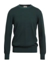 Altea Man Sweater Dark Green Size S Virgin Wool